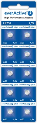 Produktbild von Batterie everActive Alkaline G3 LR736 Blister 10szt.