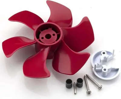 Immagine prodotto di Elica di prua Vetus 45/50/80 Kgf a 6 pale rosso 185 mm rosso 185 mm
