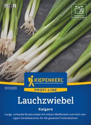 Produktbild von Kiepenkerl Lauchzwiebelsamen Kaigaro Allium fistulosum 8-10 lfd. Meter