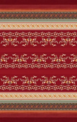 Produktbild von Bassetti Foulard Orosei Farbe Rot-R1 Größe 350x270  100% Baumwolle