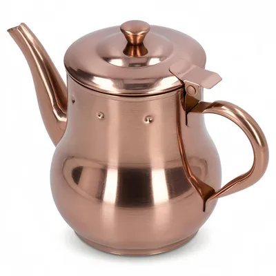 Teekanne Roségold 500 ml Edelstahl mit Filter