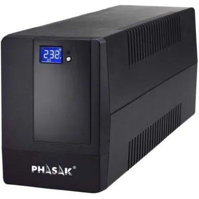 Obrázek produktu pro Phasak Esential, Line-interaktivní, 0,6 kVA, 360 W, Pseudo sine, 220 V, 240 V