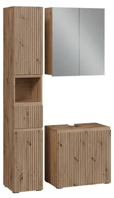 Image de Ensemble de meubles de salle de bain 3 pièces Vicco Takumi Artisan 3 pièces, Model 58540