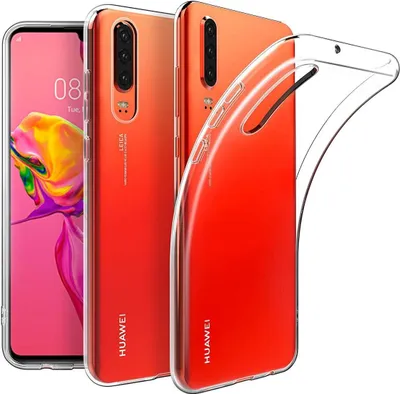 Zdjęcie produktu dla Etui na telefon komórkowy Huawei P30 silikonowe przezroczyste