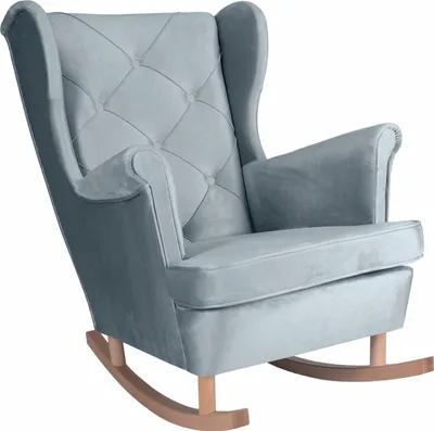 Produktbild von Křeslo Schaulk Křeslo do obývacího pokoje Velvet lounge chair Televizní křeslo Relaxační křeslo Křeslo do obývacího pokoje Křeslo ke kávě Křeslo, 102 x 81 x 95 cm, světle modrá
