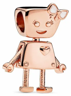 Image de Charm Pandora, collection Bella, rose doré, couleur rose, référence 787141EN160