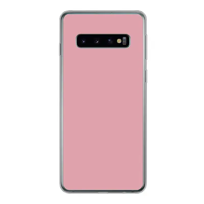 Produktbild von MuchoWow® Handyhülle Schutzhülle Hülle für Samsung Galaxy S10 Rosa - Farben - Innenraum - Einfarbig - Farbe Silikon Softcase Handy Hülle - Handytasche