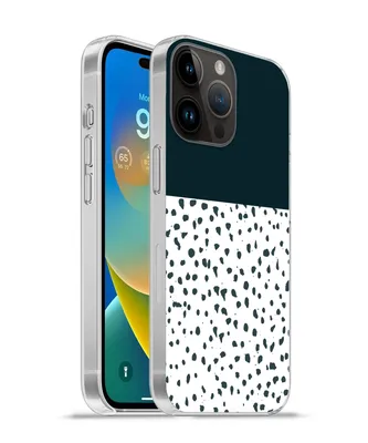 Produktbild von MuchoWow® Handyhülle Schutzhülle Hülle für Apple iPhone 14 Pro Max Polka dots - Schwarz - Weiß Silikon Softcase Handy Hülle - Hardcover