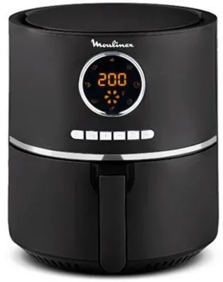 Produktbild von Moulinex EZ111810, Heißluftfritteuse, 4,2 l, Einzelbild, Schwarz, Tasten, Eigenständig