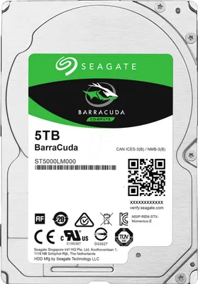Produktbild von Seagate Guardian BarraCuda ST5000LM000 - Festplatte - 5 TB