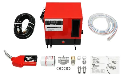 Immagine prodotto di Pompa diesel autoadescante - Pompa olio - Pompa carburante - Pompa di trasferimento - Pompa di rifornimento - Capacità: 60 litri/minuto