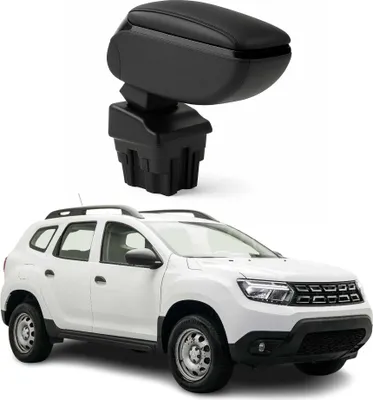 Image de Accoudoir pour Dacia Duster 2018-2024 Vinyl Abs Noir Coulissant