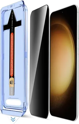 Produktbild von 3x Blickschutz 9H Panzerglas für Samsung Galaxy S23 ANTI-SPY PRIVACY Staubfreie Installation echtes Tempered Glass Schutzglas Displayschutz Schutzfolie Screen-Protector