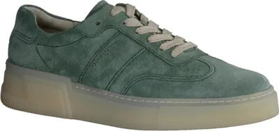 Produktbild von Paul Green 5391-097 Damensneaker, Leder, Wasabi (Grün), Wechselfußbett - Damenschuhe Sneaker, Grün, leder (nubuk)