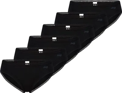 Produktbild von sloggi 6er Pack GO Crush Mini Slip Komfortabel und atmungsaktiv, Zierborte an den Säumen, Im praktischen Mehrfachpack