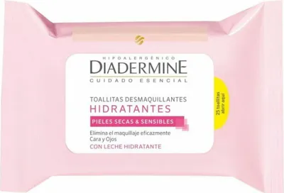 Produktbild von Make-up-Entferner-Tücher Diadermine Feuchtigkeitsspendend (25 uds)