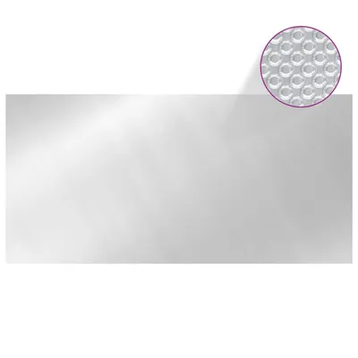 Image de vidaXL Couverture de piscine argentée 450x220 cm PE