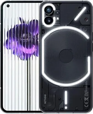 Zdjęcie produktu dla Nothing Phone (1), 16,6 cm (6.55"), 2400 x 1080 px, 8 GB, 256 GB, 50 MP, Czarny