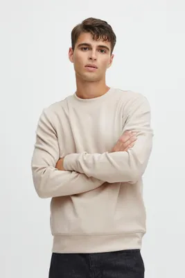 Produktbild von CFSebastian Sweatshirt mit Rundhals-Ausschnitt, Langarm und Regular Fit aus glattem Stoff