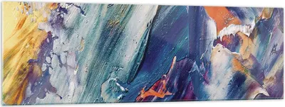 Produktbild von Bilder auf glas - Einteilig - Die Farben Farbe Abstraktion - 160x50cm - Glasbilder - Wandbilder - Bilder - Wanddekoration aus Glas - Glas Bilder - Wandbild auf Glas - GAB160x50-5113