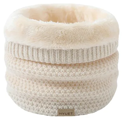 Productafbeelding van Nekwarmer colsjaal sjaal - Gebreid - Fleece gevoerd - Uni