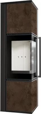 Produktbild von Kaminofen aus Stahl KRATKI TORA/M 8 kW Ø 150 Quarzsinter OXIDE MORO