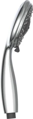 Produktbild von Handbrause Ø 10 cm Chrom mit 3 Strahlarten und Antikalk-Düsen