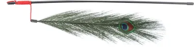Produktbild von TRIXIE Spielangel Pfauenfeder, Kunststoff, 47 cm