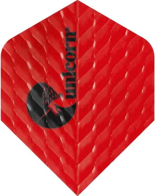 Image de Unicorn - Flights pour fléchettes "Q.100 Plus" 3er-Pack RD2089 (Taille unique) (Rouge)