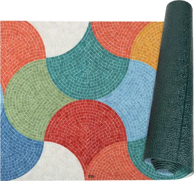 Produktbild von Küchenläufer RANNA pflegeleicht Teppichläufer Bodenmatte Flurläufer Küchenteppich 52x1000cm Modern Bunt Robust