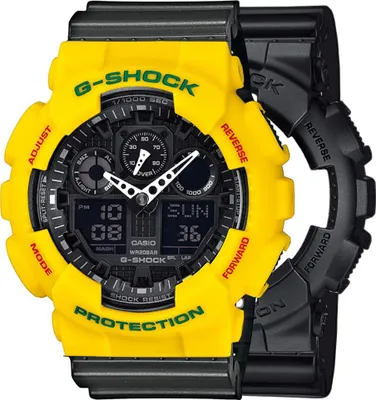 Image de Montre Casio G-Shock SET GA-100-1A1ER + BEZEL 10414779 + BAND 10467764 20BAR