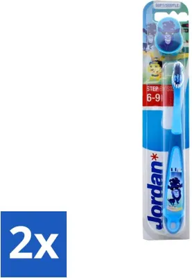 Produktbild von Jordan Zahnbürste Step 3 (6-9 Jahre) - Vorteilspack - 2 Stücke