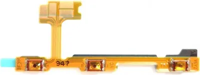 Produktbild von Clappio, Flexkabel für Power-Button und Lautstärke für Huawei P40 Lite E, Gold