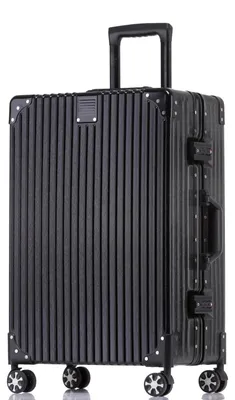 Image de Valise en aluminium avec serrure TSA et 4 roues