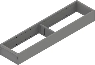 Produktbild von BLUM AMBIA-LINE Schubkastenrahmen schmal 100mm, NL450mm, Stahl indiumgrau matt