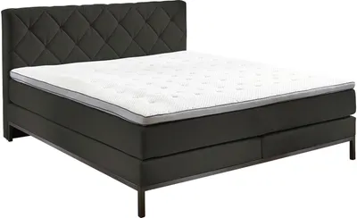 Produktbild von Boxspringbett - Anthrazit - Stoffbezug - 180 x 200 cm
