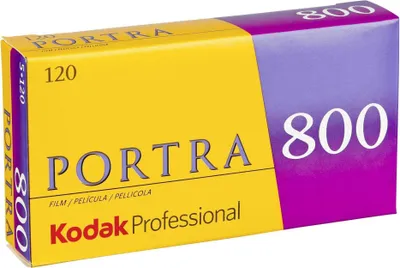 Obrázok produktu pre Kodak 1x5 Portra 800 120, 5 kusov, Spojené štáty, 28 mm, 137 mm, 72 mm, 120 g