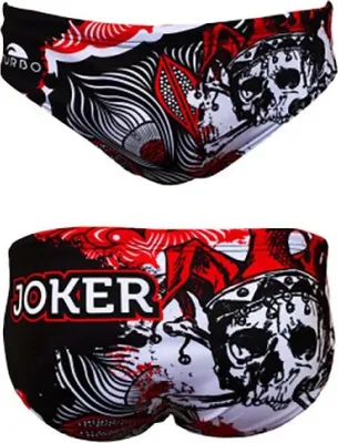 Produktbild von Turbo Death Joker Badeslip Schwarz S Herren Schwarz S