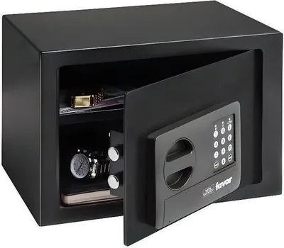 Produktbild von Safe Burg-Wachter FAVOR S5 E Schwarz Metall 25 x 35 x 25 cm