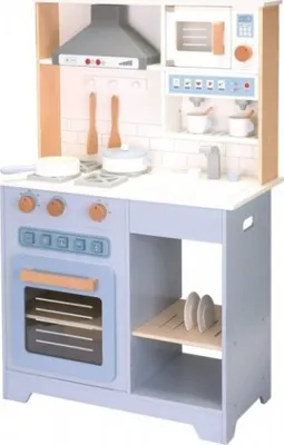 Obrázek produktu pro Velká dřevěná interaktivní kuchyňka s příslušenstvím