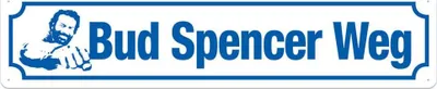 Produktbild von Bud Spencer Blechschild Bud Spencer Weg 46 x 10 cm