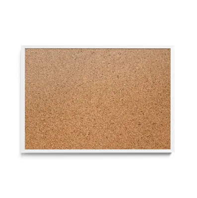 Produktbild von Pinnwand Kork – Selbstheilend – Kombi-Board (Whiteboard + Korktafel) – Hochwertiger Weißer Rahmen – Reißzwecke – Naturkork – Hoch- und Querformat – 120 × 90 cm XXL
