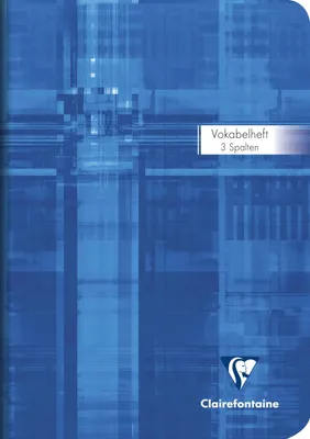 Produktbild von Clairefontaine 10x Vokabelheft DIN A5, 32 Bl 90g, liniert 2 Mittelstriche 36889C