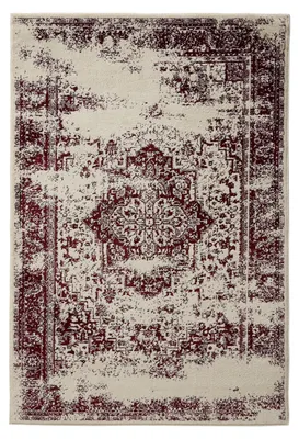 Zdjęcie produktu dla benuta Dywan vintage do salonu Suki kremowo-czerwony 300 x 400 cm Dywan do salonu Sypialnia miękki orientalny Prostokątny
