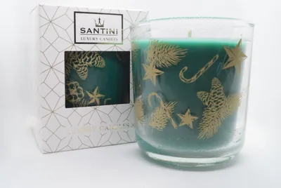 Obrázek produktu pro svíčka Santini - Vánoční stromeček, 200g