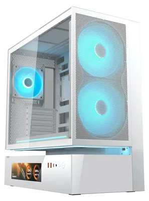 Immagine prodotto di Cougar  COUGAR Gehäuse Midi-Tower CFV235 Vision, ARGB, Mesh, Weiß