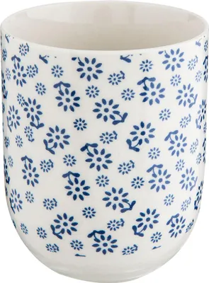 Produktbild von Clayre & Eef Tasse 100 ml Blau Porzellan Blumen