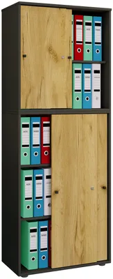 Produktbild von Büroschrank Schiebetüren Lona 5fach