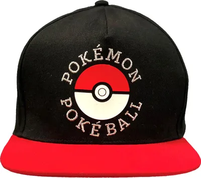 Produktbild von Pokemon Trainer Snapback Baseballkappe HE262 (Einheitsgröße) (Schwarz)