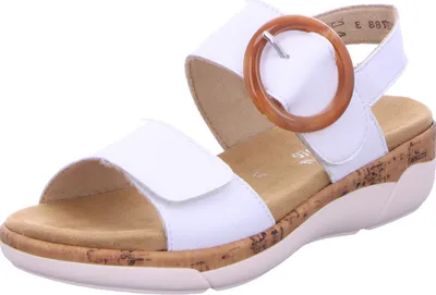 Produktbild von Remonte Riemchensandalen - Edelweiß Glattleder Größe: 36 Normal